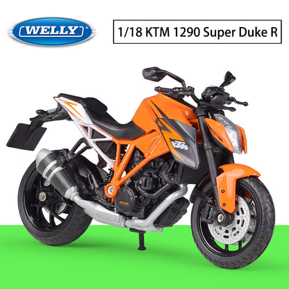 1/18 Scale KTM 1290 Super Duke R Motorcycle Diecast Model