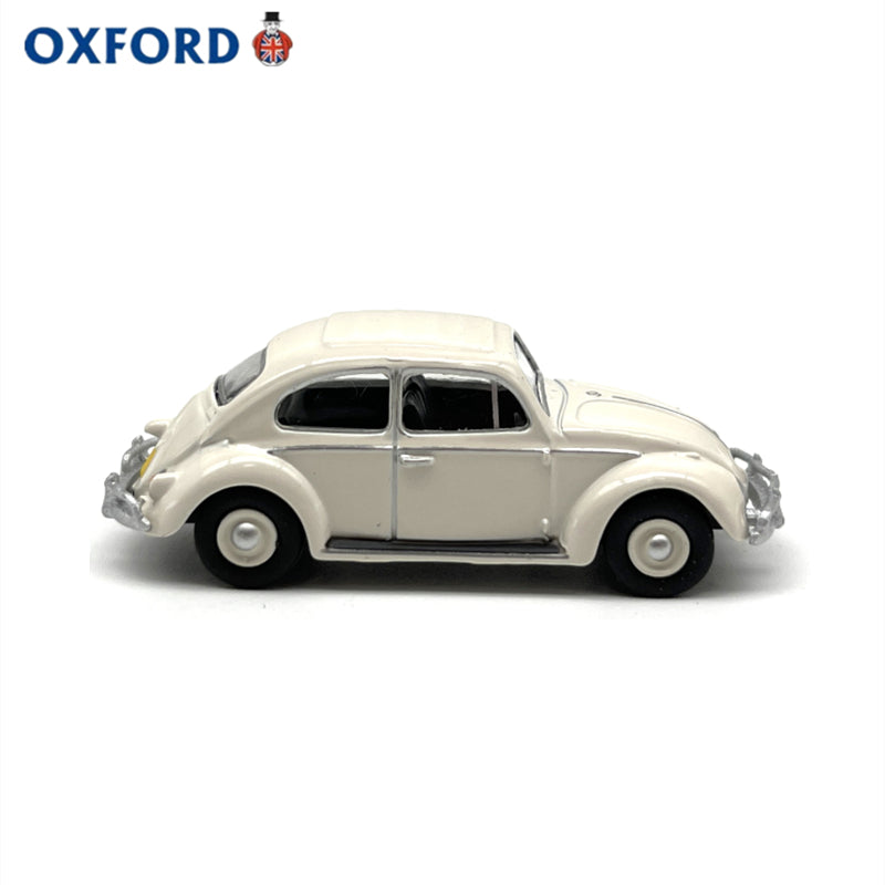 1/76 Scale Volkswagen Beetle White Diecast Model Car