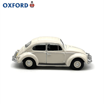 1/76 Scale Volkswagen Beetle White Diecast Model Car