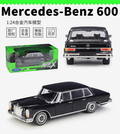 1/24 Scale 1963 Mercedes-Benz 600 Diecast Model Car