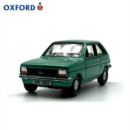 1/76 Scale Ford Fiesta Mk1 Jade Green Diecast Model Car