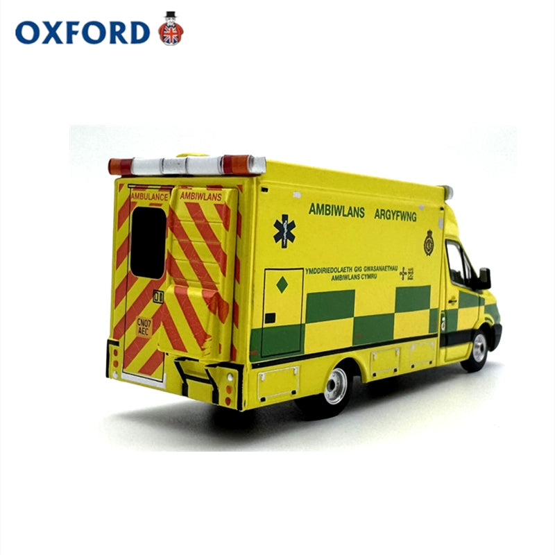 1/76 Scale Mercedes Welsh Ambulance Diecast Model