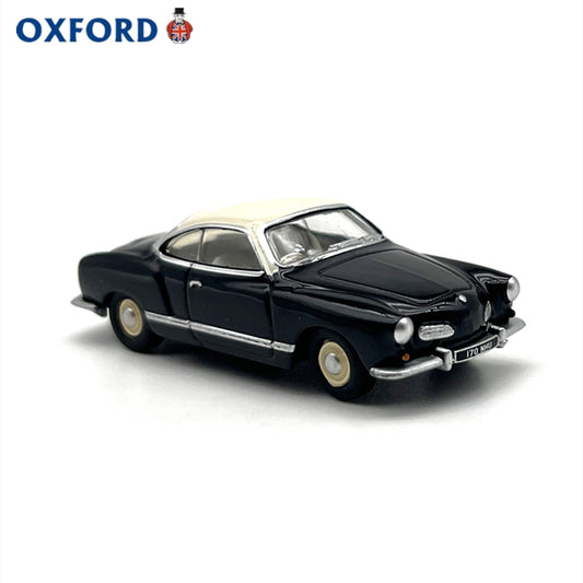 1/76 Scale Volkswagen Karmann Ghia Black Diecast Model Car