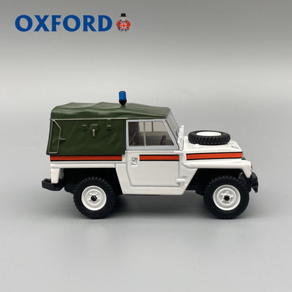 1/43 Scale Land Rover Lightweight RAF Police Diecast Model Car