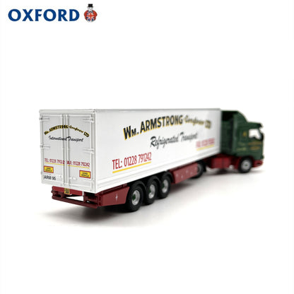 1/76 Scale Scania 143 40ft Fridge Trailer Diecast Model Truck