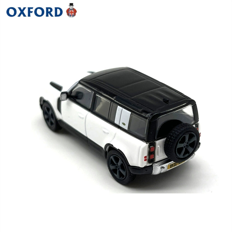 1/76 Scale Land Rover Defender 110 X White Diecast Model Car