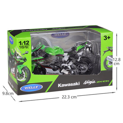 1/12 Scale 2021 Kawasaki Ninja ZX-10R Sport Bike Diecast Model Motorcycle