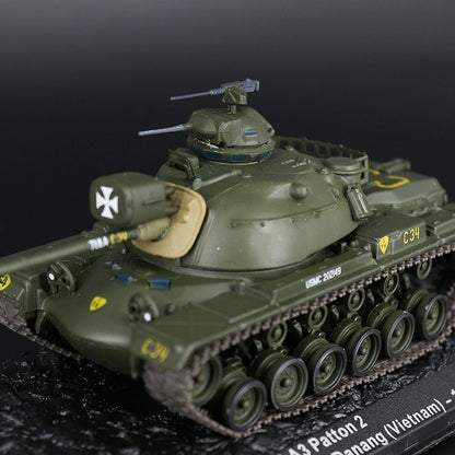 1/72 Scale 1968 M48A2 Patton USMC Vietnam War Tank Diecast Model