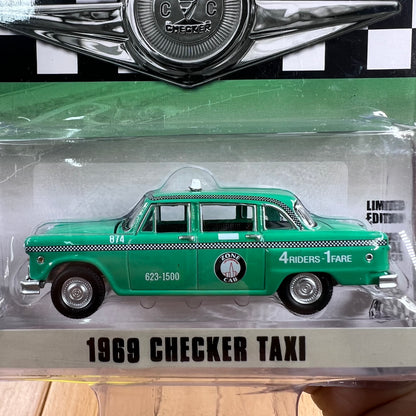 1/64 Scale 1969 Checker Taxi Diecast Model Car