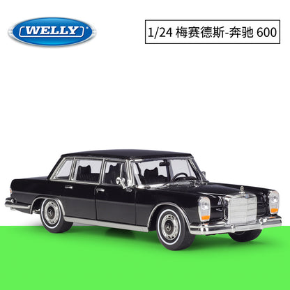 1/24 Scale 1963 Mercedes-Benz 600 Diecast Model Car