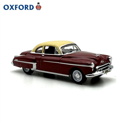 1/87 Scale 1950 Oldsmobile Rocket 88 Coupe Red Diecast Model Car