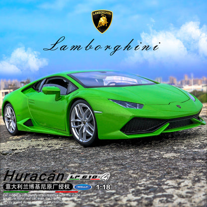 1/18 Scale Lamborghini Huracán LP610-4 Sports Car Diecast Model