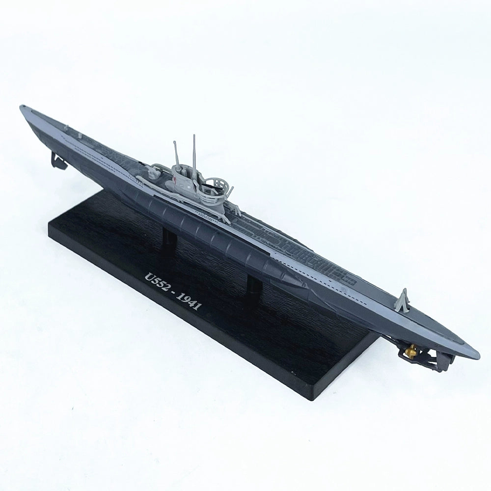 1/350 Scale WWII 1941 German Submarine U-552 Red Devil Type VIIC U-Boat Diecast Model