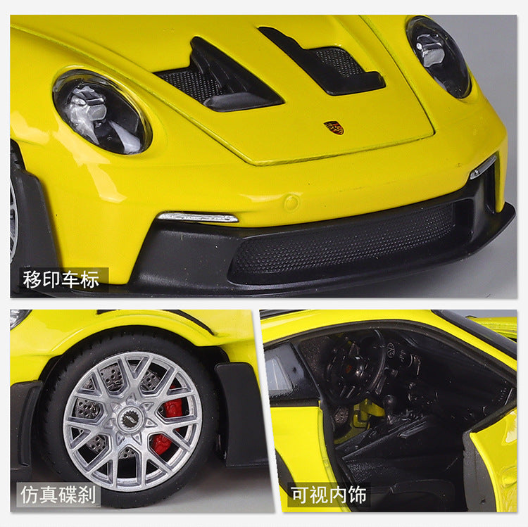 1/24 Scale Porsche 911 GT3 RS (992) Sports Car Diecast Model