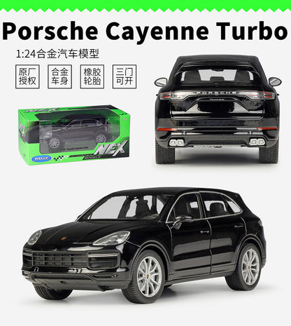 1/24 Scale Porsche Cayenne Turbo Luxury SUV Diecast Model Car