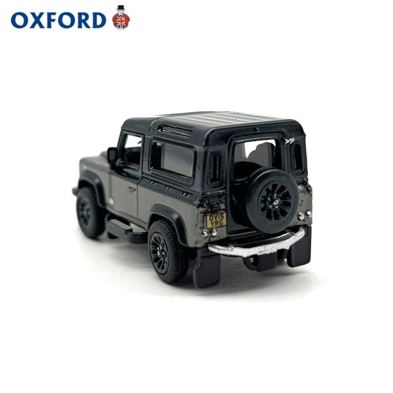 1/76 Scale Land Rover Defender 90 Grey Diecast Model Car