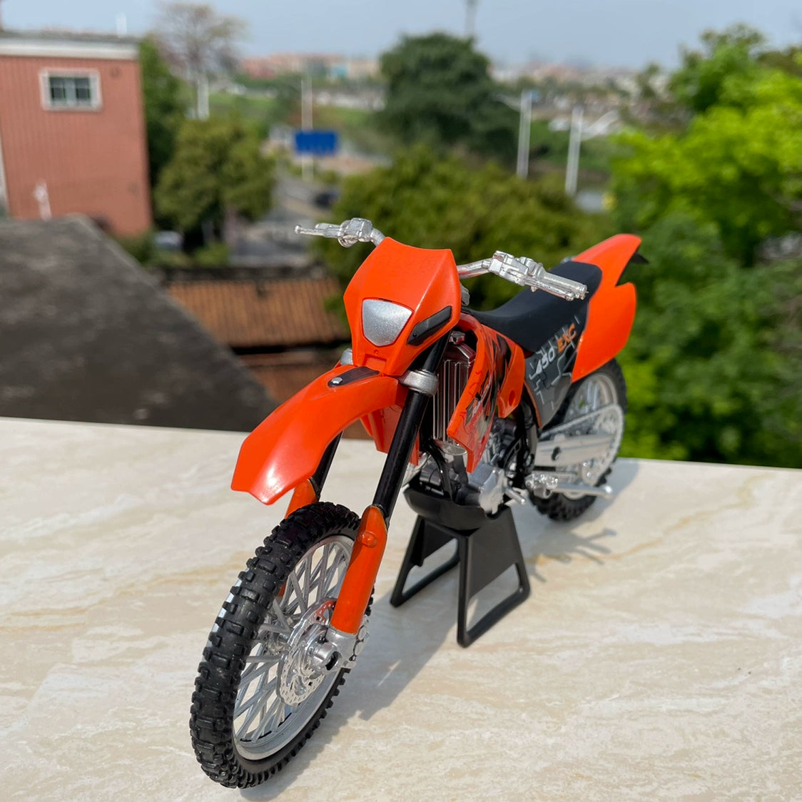 1/12 Scale KTM 450 EXC Off-Road Motorcycle Diecast Model