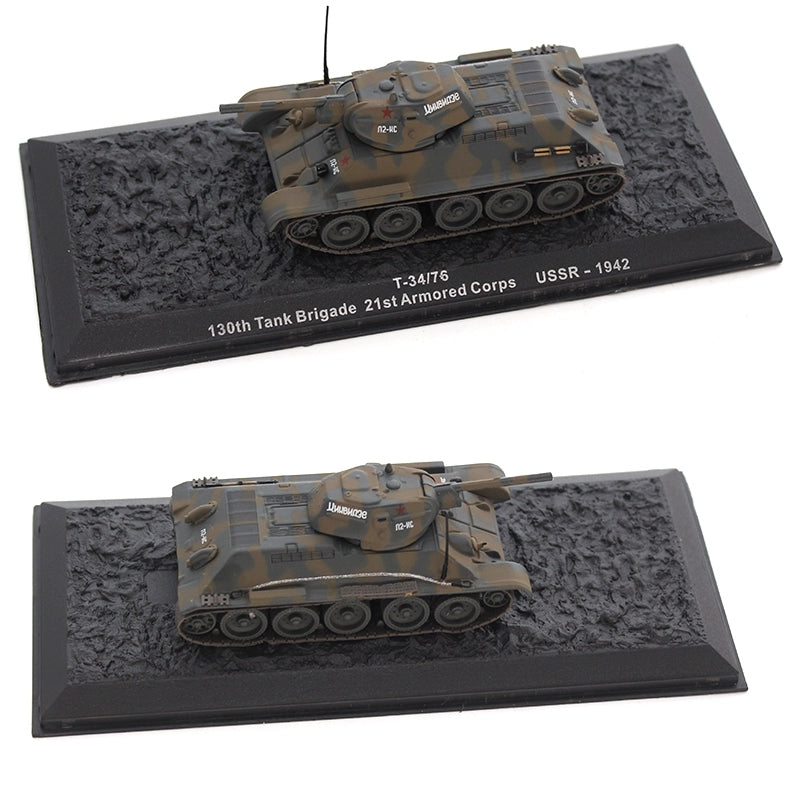 1/72 Scale Tank Diecast Models M1 Abrams M48 Patton M60 Tiger I Leopard 2 Sturmtiger Nashorn T-34 T-54 T-55 Challenger 1 C1 Ariete