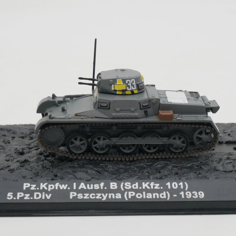 1/72 Scale 1939 Panzer I Sd.Kfz. 101 WWII German Light Tank Diecast Model