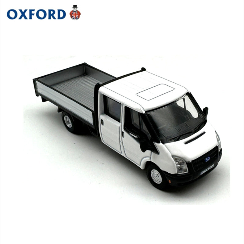 1/76 Scale Ford Transit Dropside Truck White Diecast Model