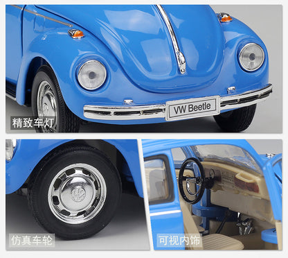 1/24 Scale Volkswagen Beetle Diecast Model Car