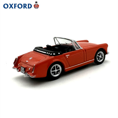 1/76 Scale MG Midget MkIII Sports Car Orange Diecast Model