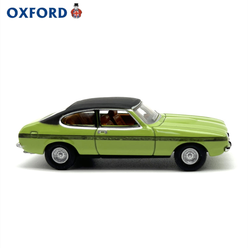 1/76 Scale Ford Capri Mk II Green Diecast Model Car