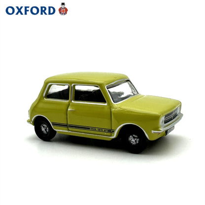 1/76 Scale Mini 1275 Yellow Diecast Model Car