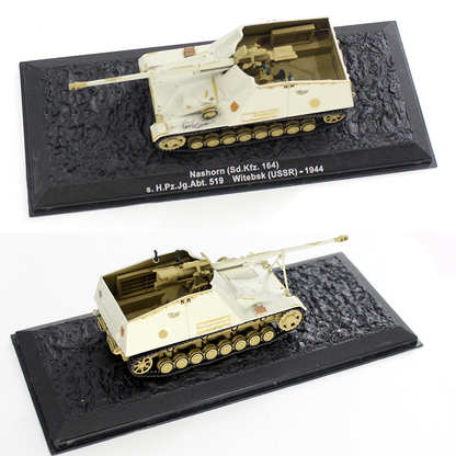 1/72 Scale Tank Diecast Models M1 Abrams M48 Patton M60 Tiger I Leopard 2 Sturmtiger Nashorn T-34 T-54 T-55 Challenger 1 C1 Ariete