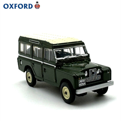 1/76 Scale Land Rover Series II Station Wagon Green Diecast Model Car