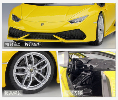 1/24 Scale Lamborghini Huracán LP610-4 Sports Car Diecast Model