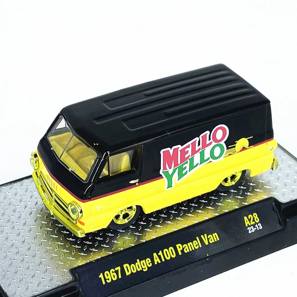 1/64 Scale 1967 Dodge A100 Panel Van Mello Yello Diecast Model