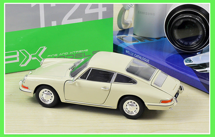 1/24 Scale 1964 Porsche 911 Classic Luxury Sports Car Diecast Model