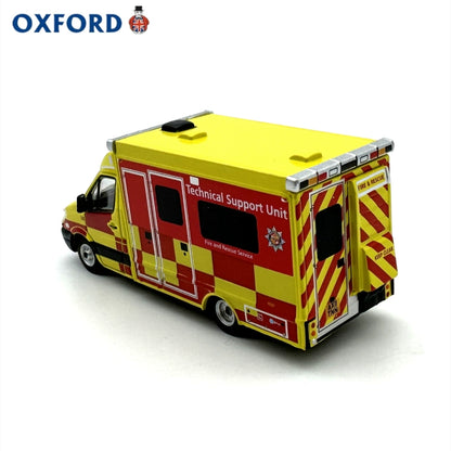 1/76 Scale Bedfordshire Fire & Rescue Service Mercedes Support Diecast Model