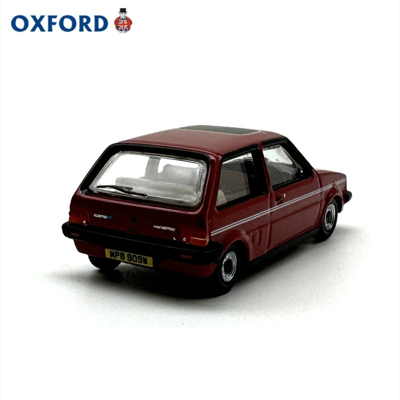 1/76 Scale Austin Mini Metro Emberglow (Princess Diana) Diecast Model Car