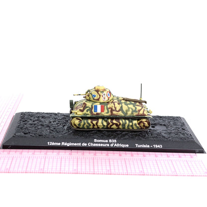 1/72 Scale SOMUA S35 WWII French Cavalry Tank Diecast Model