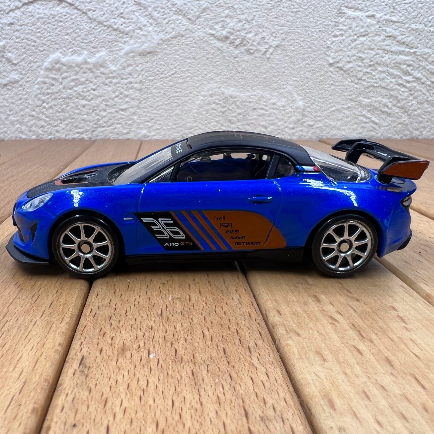 1/43 Scale Alpine A110 GT4 Sports Car Diecast Model