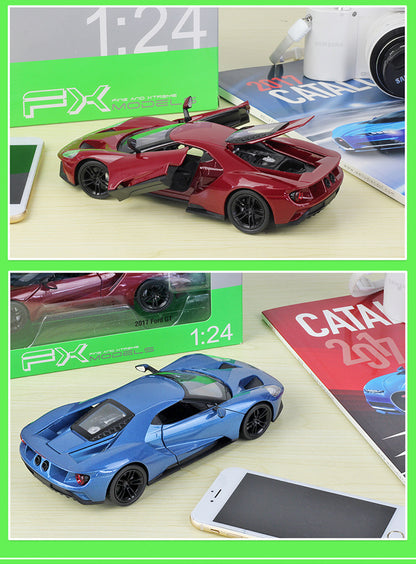 1/24 Scale 2017 Ford GT Sports Car Diecast Model