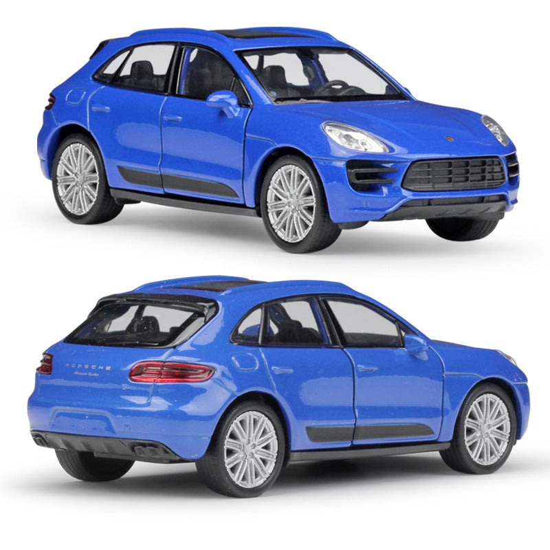 1/36 Scale Porsche Macan Turbo SUV Diecast Model Car Pull Back Toy