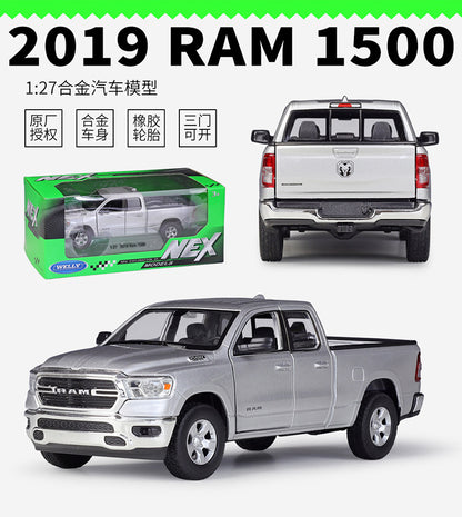 1/27 Scale 2019 RAM 1500 Pickup Truck Diecast Model Car