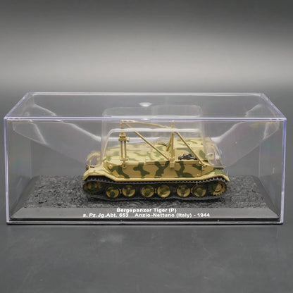 1/72 Scale 1944 Bergepanzer Tiger (P) Armoured Recovery Vehicle Diecast Model