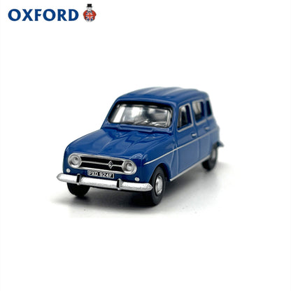 1/76 Scale Renault 4 Blue Diecast Model Car