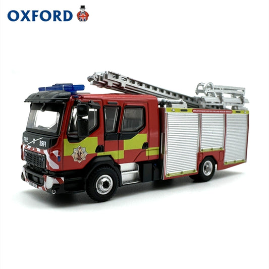 1/76 Scale Volvo FL Emergency One Pump Ladder Manchester F & R Service Diecast Model