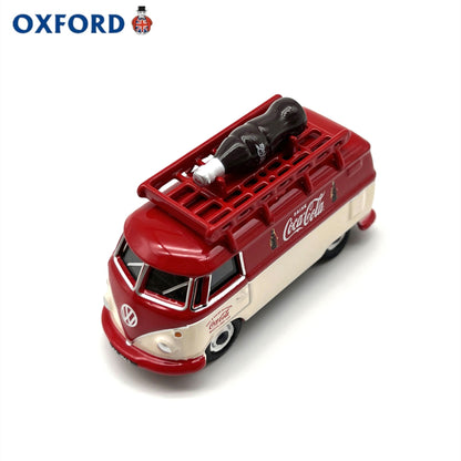 1/76 Scale Volkswagen Type 2 T1 Bus & Coke Bottle Diecast Model