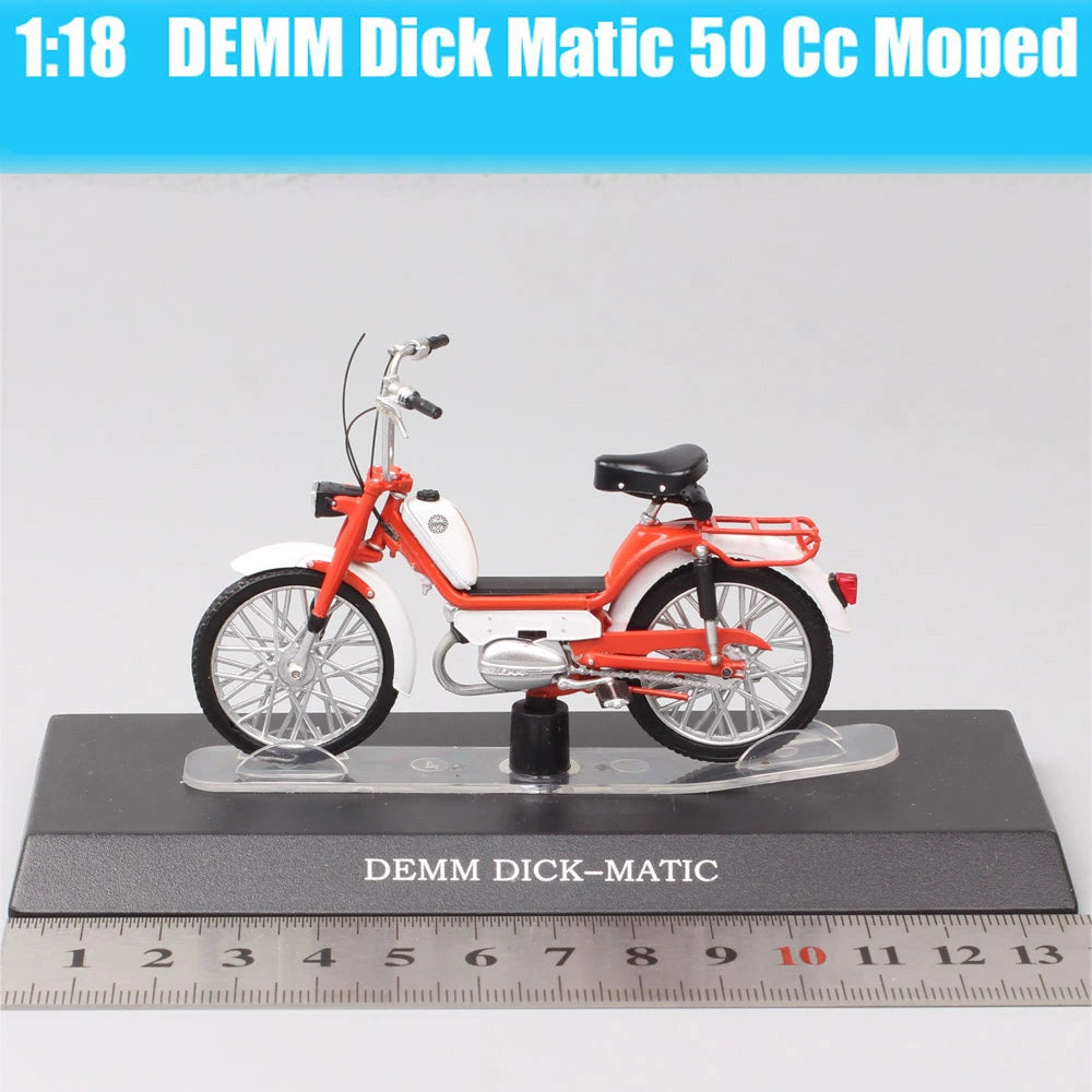 1/18 Scale Italy Motorcycle Carnielli Italjet Moto Guzzi Demn Dick Piaggio Ciao Diecast Model