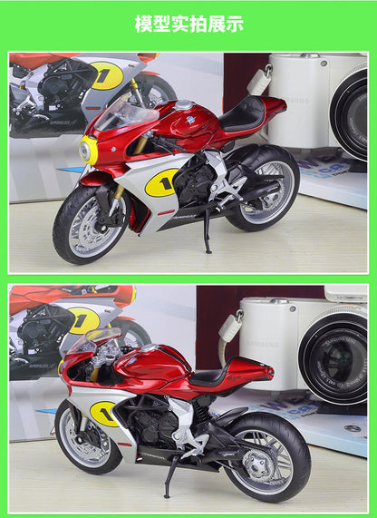 1/12 Scale MV Agusta Superveloce Ago Motorcycle Diecast Model