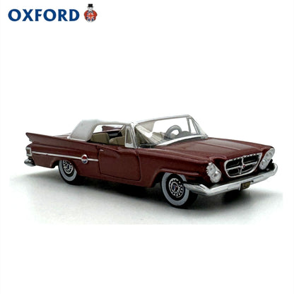 1/87 Scale 1961 Chrysler 300 Convertible Diecast Model Car