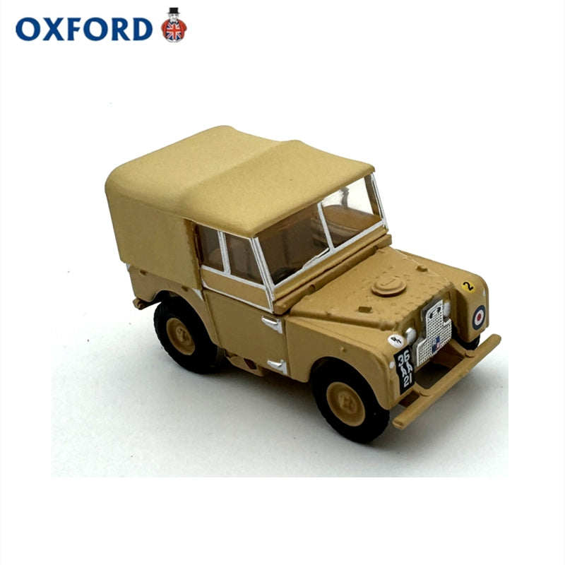 1/76 Scale Land Rover Series I 80" Canvas 34th Light Diecast Model Car