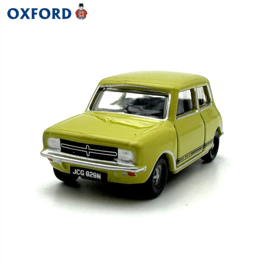 1/76 Scale Mini 1275 Yellow Diecast Model Car