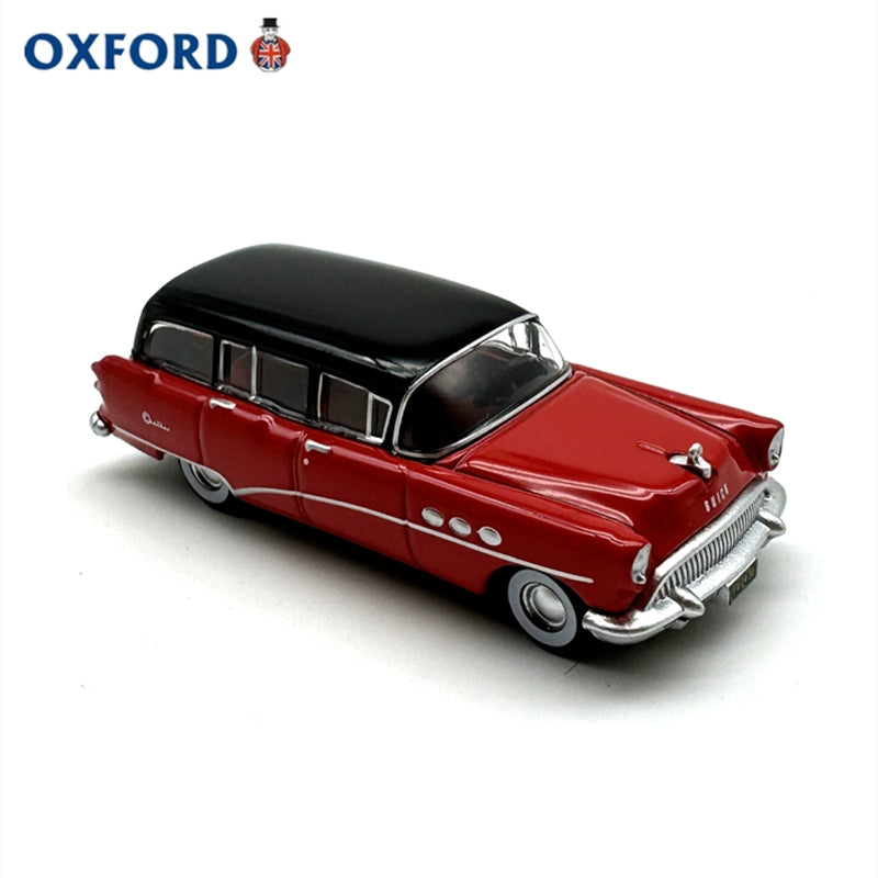 1/87 Scale 1954 Buick Century Estate Wagon Red Diecast Model Car